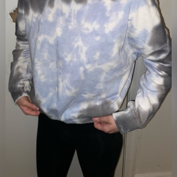 Garage Tie-Dye cropped long sleeve shirt, size small - Picture 8 of 8